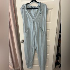 FP Movement light blue hooded jumpsuit